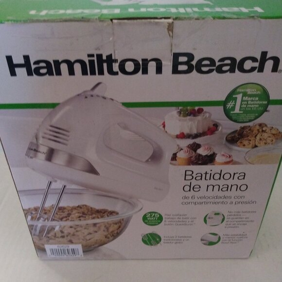 Hamilton Beach 6-Speed Hand Mixer 62629 in White - Picture 2 of 5